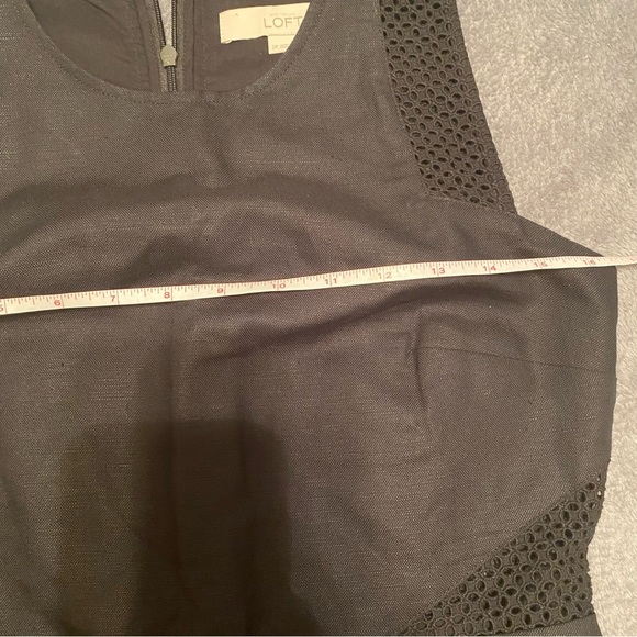 - Ann Taylor LOFT Black Dress size 2 - Picture 7 of 12